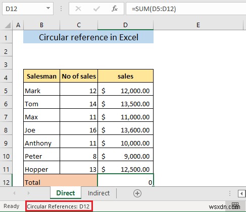 What Is a Circular Reference in Excel?