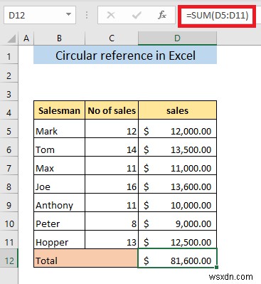 What Is a Circular Reference in Excel?