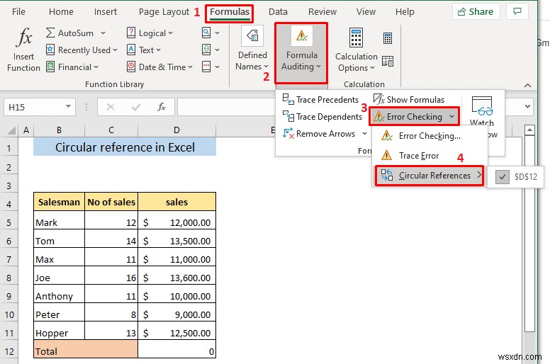 What Is a Circular Reference in Excel?