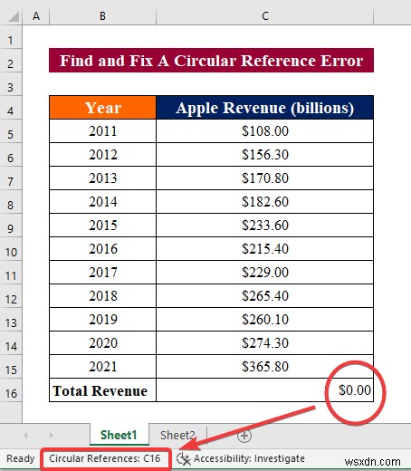 How to Fix Circular Reference Error in Excel (A Detailed Guideline)