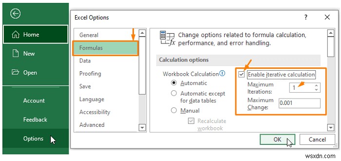 How to Allow Circular Reference in Excel (With 2 Suitable Uses)