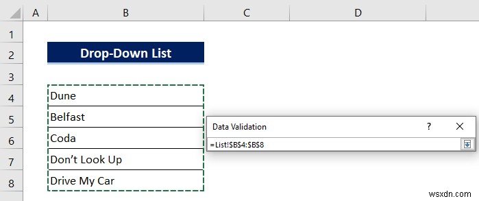 How to Make a List within a Cell in Excel (3 Quick Methods)