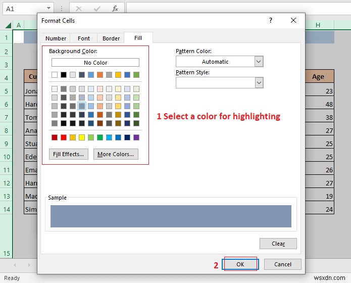 How to Highlight Active Row in Excel (3 Methods)