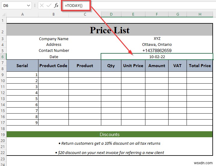 How to Make a Price List in Excel (Step by Step Guidelines)