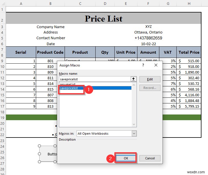How to Make a Price List in Excel (Step by Step Guidelines)