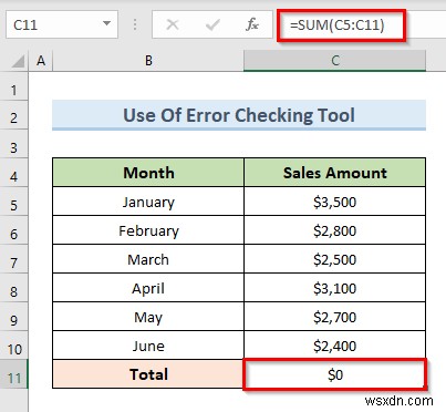 Fix Circular Reference That Cannot be Listed in Excel (4 Easy Ways)