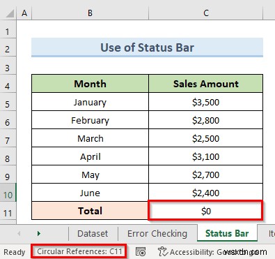 Fix Circular Reference That Cannot be Listed in Excel (4 Easy Ways)