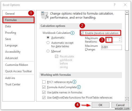 Fix Circular Reference That Cannot be Listed in Excel (4 Easy Ways)