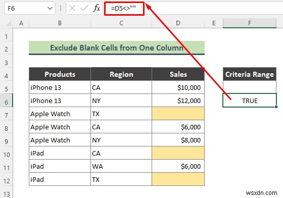 How to Use Advanced Filter to Exclude Blank Cells in Excel (3 Easy Tricks)