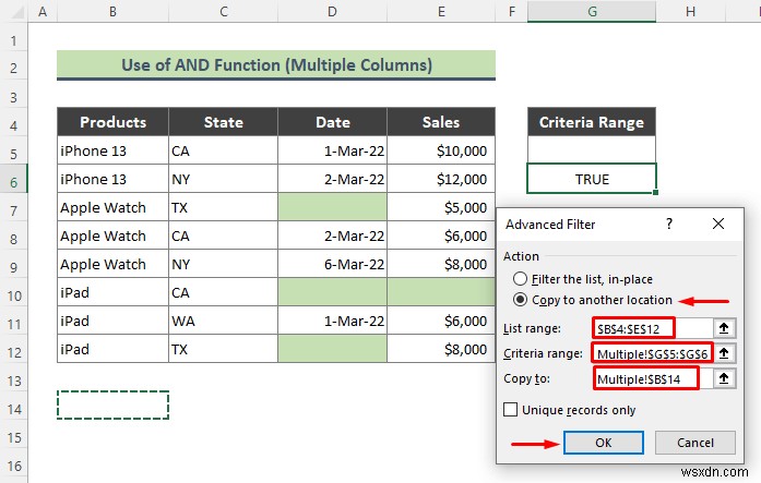 How to Use Advanced Filter to Exclude Blank Cells in Excel (3 Easy Tricks)
