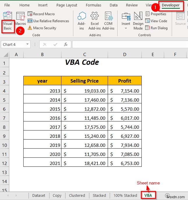 How to Combine Two Bar Graphs in Excel (5 Ways)