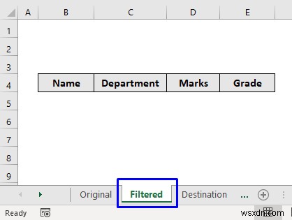 VBA to Copy Data to Another Sheet with Advanced Filter in Excel