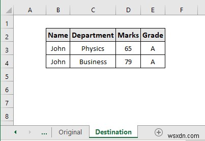 VBA to Copy Data to Another Sheet with Advanced Filter in Excel