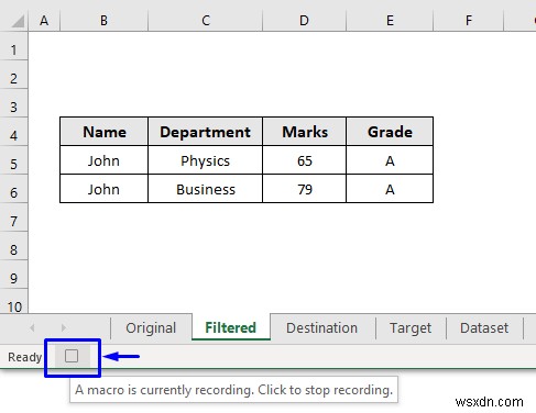 VBA to Copy Data to Another Sheet with Advanced Filter in Excel