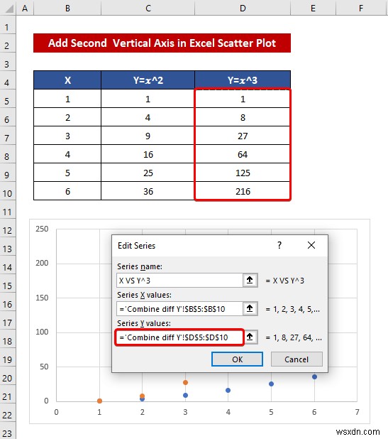 How to Combine Graphs with Different X Axis in Excel