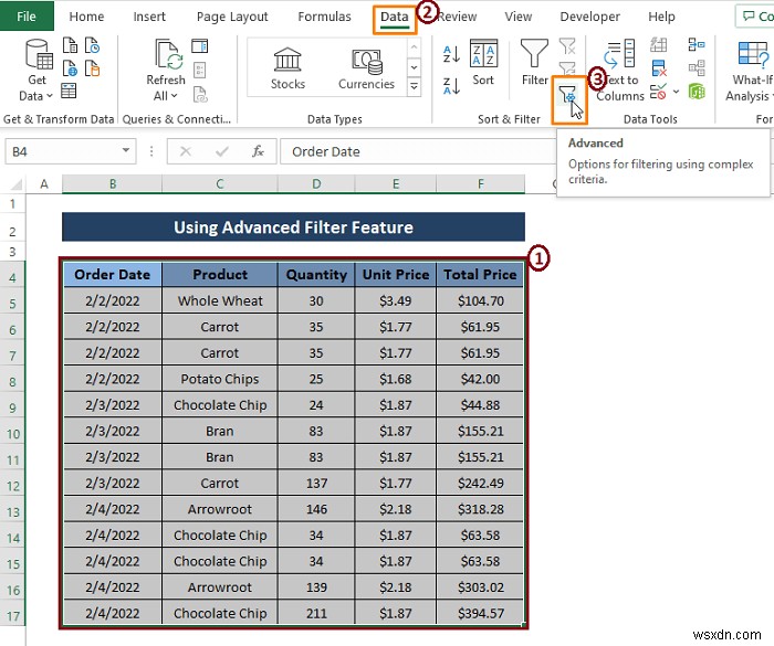 How to Use Advanced Filter for Unique Records Only in Excel