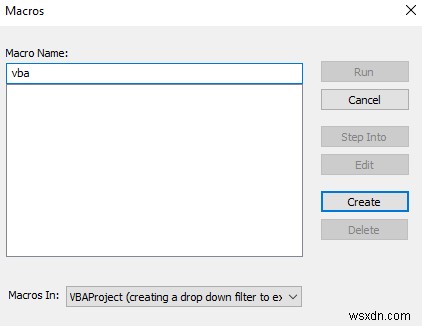 Creating a Drop Down Filter to Extract Data Based on Selection in Excel