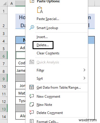 How to Remove Blanks from Data Validation List in Excel (5 Methods)