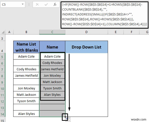 How to Remove Blanks from Data Validation List in Excel (5 Methods)