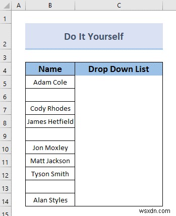 How to Remove Blanks from Data Validation List in Excel (5 Methods)