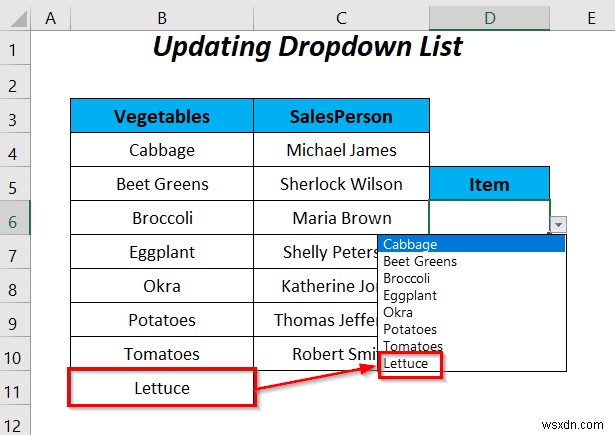 How to Use Named Range for Data Validation List with VBA in Excel
