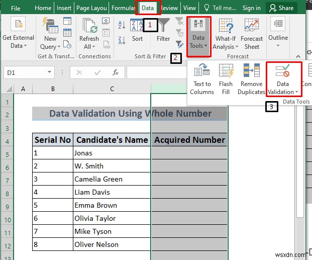 How to Use Data Validation in Excel with Color (4 Ways)