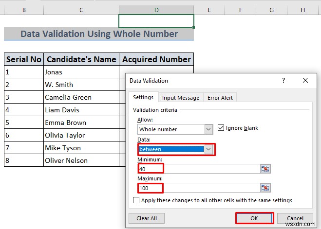 How to Use Data Validation in Excel with Color (4 Ways)