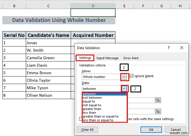 How to Use Data Validation in Excel with Color (4 Ways)