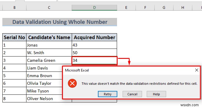 How to Use Data Validation in Excel with Color (4 Ways)