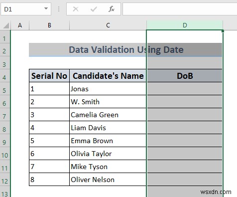 How to Use Data Validation in Excel with Color (4 Ways)