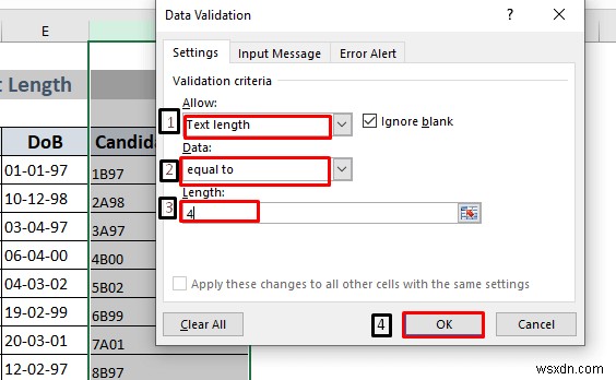 How to Use Data Validation in Excel with Color (4 Ways)