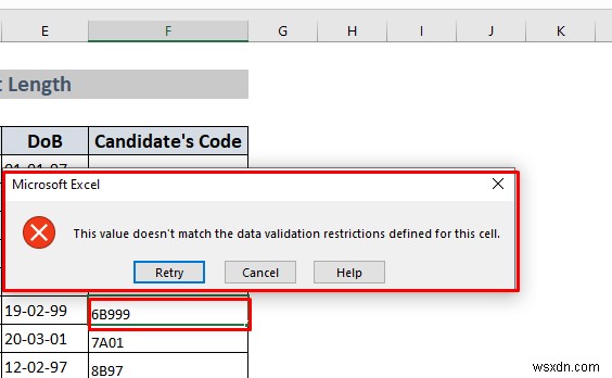 How to Use Data Validation in Excel with Color (4 Ways)