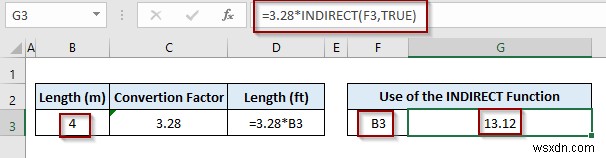 How to Convert Text to Formula Using the INDIRECT Function in Excel