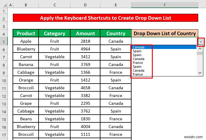 How to Remove Duplicates from Drop Down List in Excel (4 Methods)