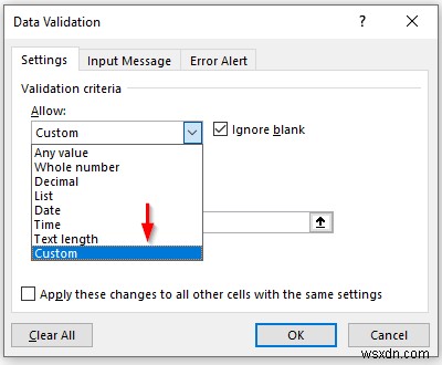 How to Apply Multiple Data Validation in One Cell in Excel (3 Examples)
