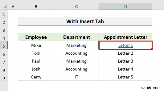 How to Hyperlink Multiple PDF Files in Excel (3 Methods)