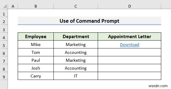How to Hyperlink Multiple PDF Files in Excel (3 Methods)