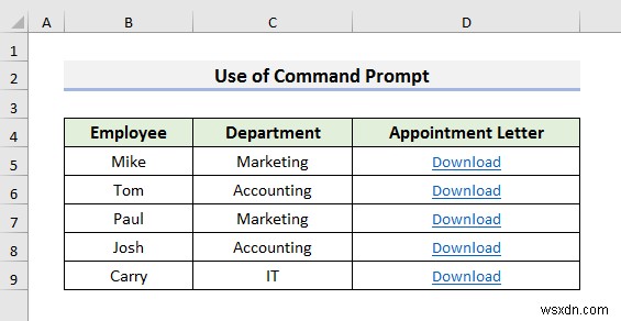 How to Hyperlink Multiple PDF Files in Excel (3 Methods)