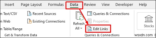 [Fix]: Excel Automatic Update of Links Has Been Disabled