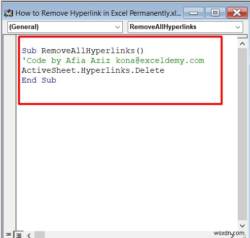 How to Remove Hyperlink Permanently in Excel (4 Ways)