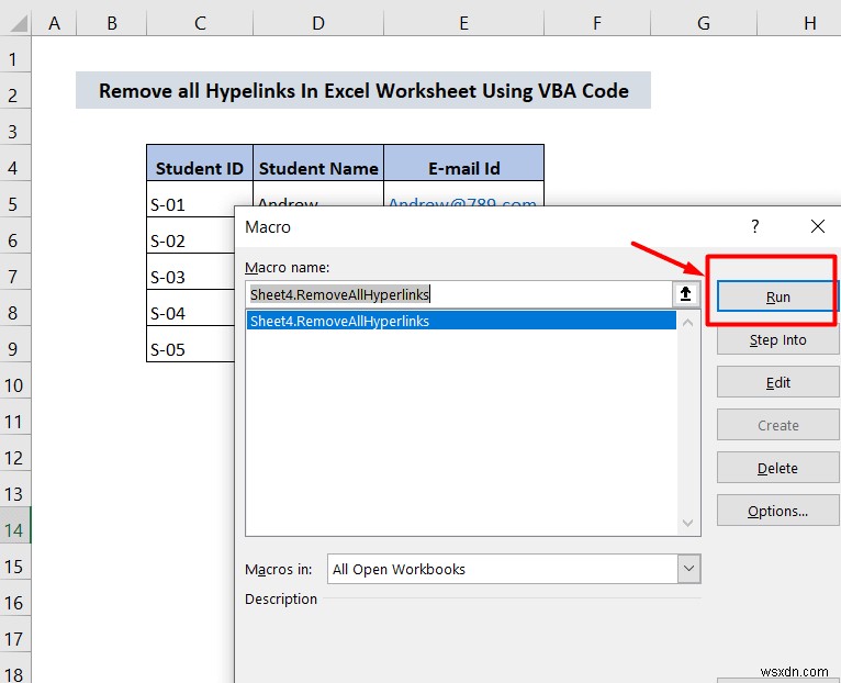 How to Remove Hyperlink Permanently in Excel (4 Ways)