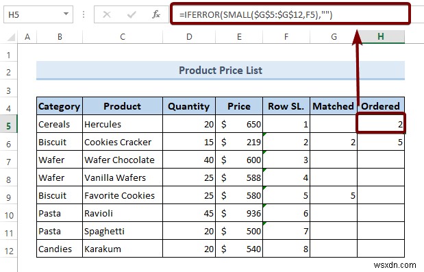 Create Excel Filter Using Drop-Down List Based on Cell Value