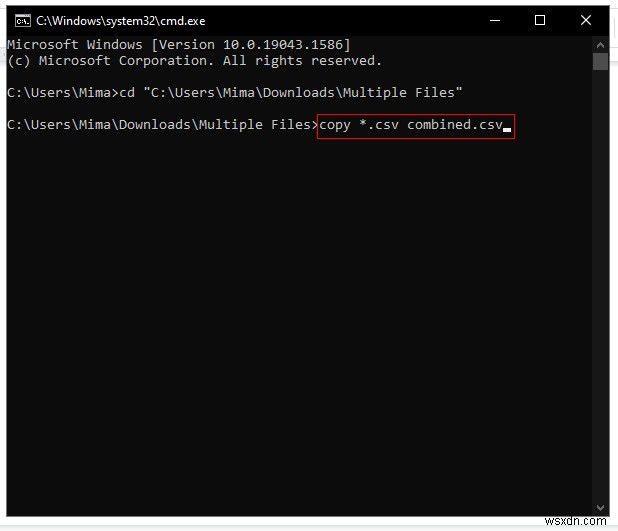 How to Merge Excel Files into One Using CMD (4 Steps)