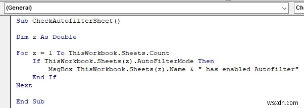 Excel VBA to Check If AutoFilter is On (4 Easy Ways)