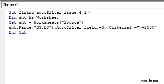 [Fix]: AutoFilter Method of Range Class Failed (5 Solutions)