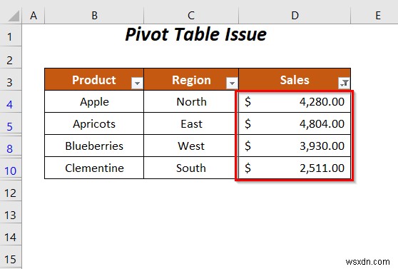 [Fix]: AutoFilter Method of Range Class Failed (5 Solutions)