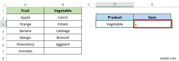 How to Create Dependent Drop Down List with Multiple Words in Excel