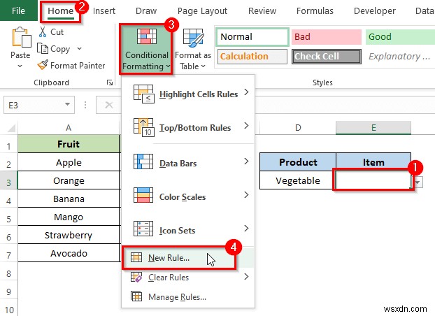 How to Create Dependent Drop Down List with Multiple Words in Excel