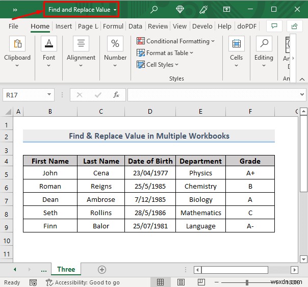 How to Find and Replace Values in Multiple Excel Files (3 Methods)