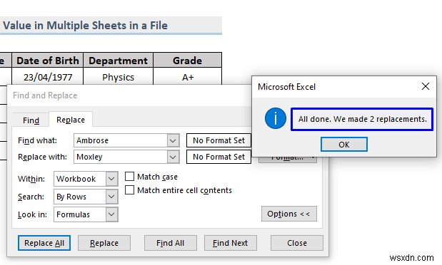 How to Find and Replace Values in Multiple Excel Files (3 Methods)